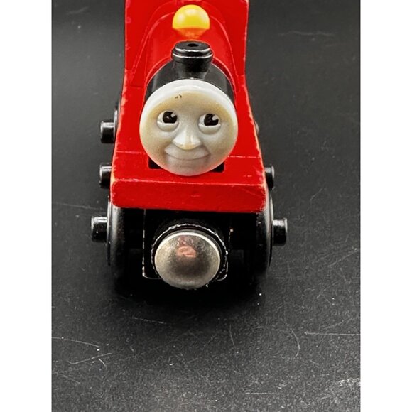 Thomas Wooden Railway Vtg 2001 Mike Train Engine Learning Curve - Picture 10 of 12
